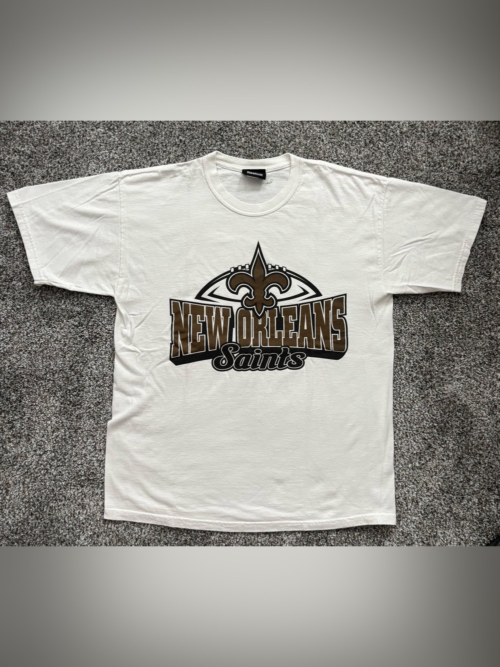 Reebok White New Orleans Saints Graphic Teen